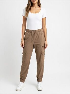 Banana Republic Cargo Jogger Pants in Brown